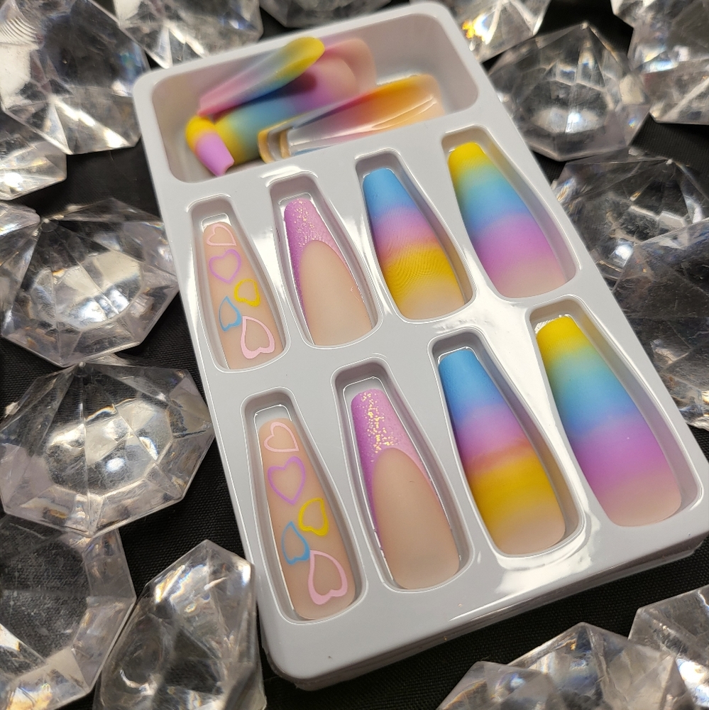 Color of Love Press On Nails